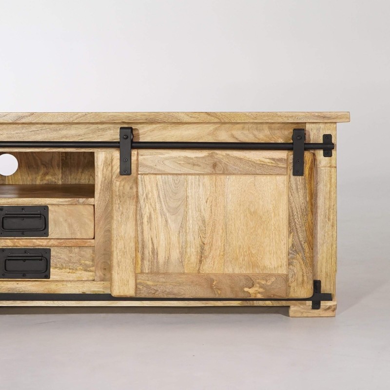 Industrielles TV-Möbel 180 cm mit 4 Schubladen - Paris