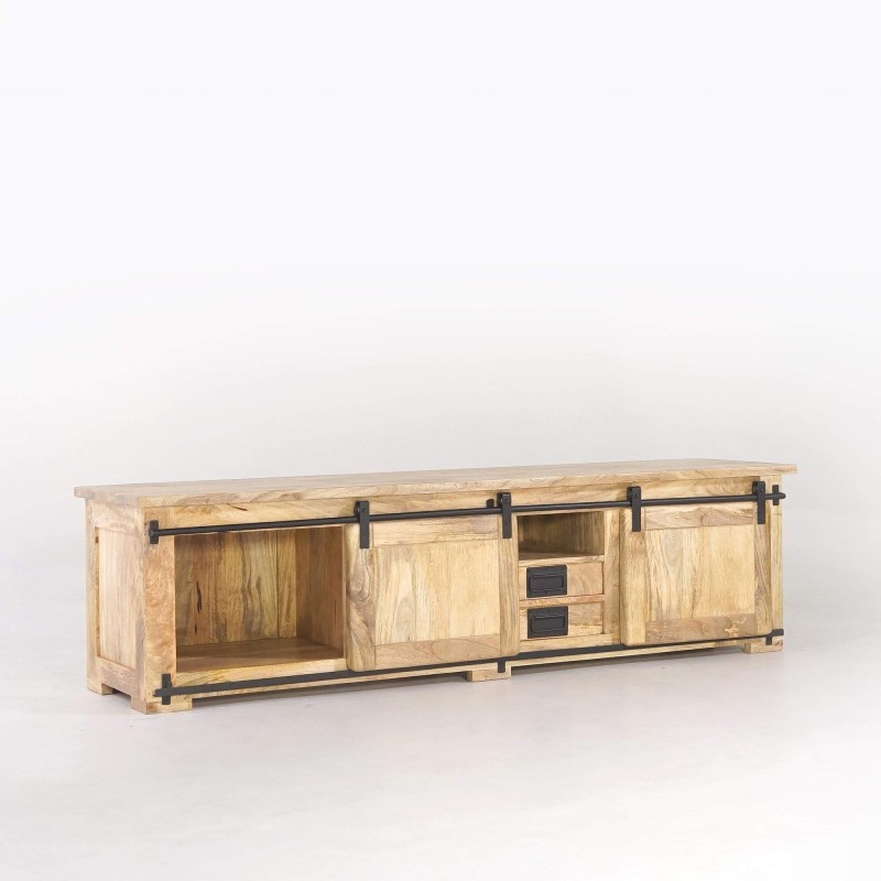 Industrielles TV-Möbel 180 cm mit 4 Schubladen - Paris