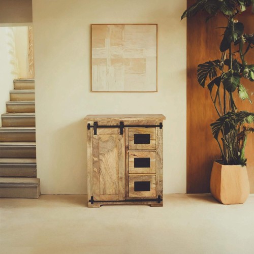 Industrielles Sideboard aus Massivholz 70 cm – Paris