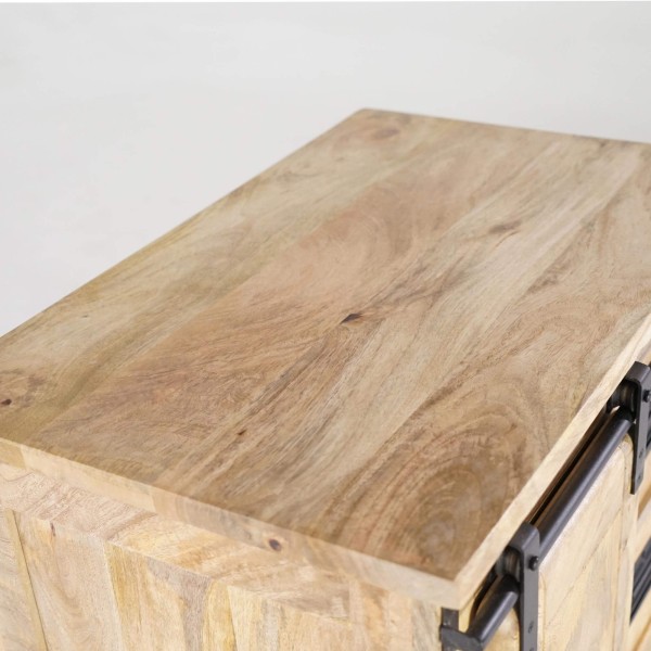 Industrielles Sideboard aus Massivholz 70 cm – Paris