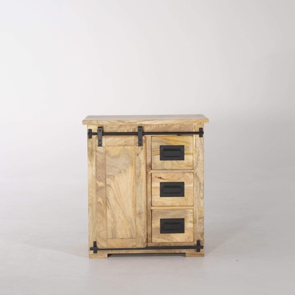 Industrielles Sideboard aus Massivholz 70 cm – Paris