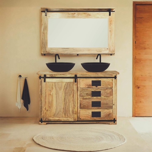 Unterschrank aus Holz und Metall – Paris