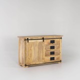 Unterschrank aus Holz und Metall – Paris