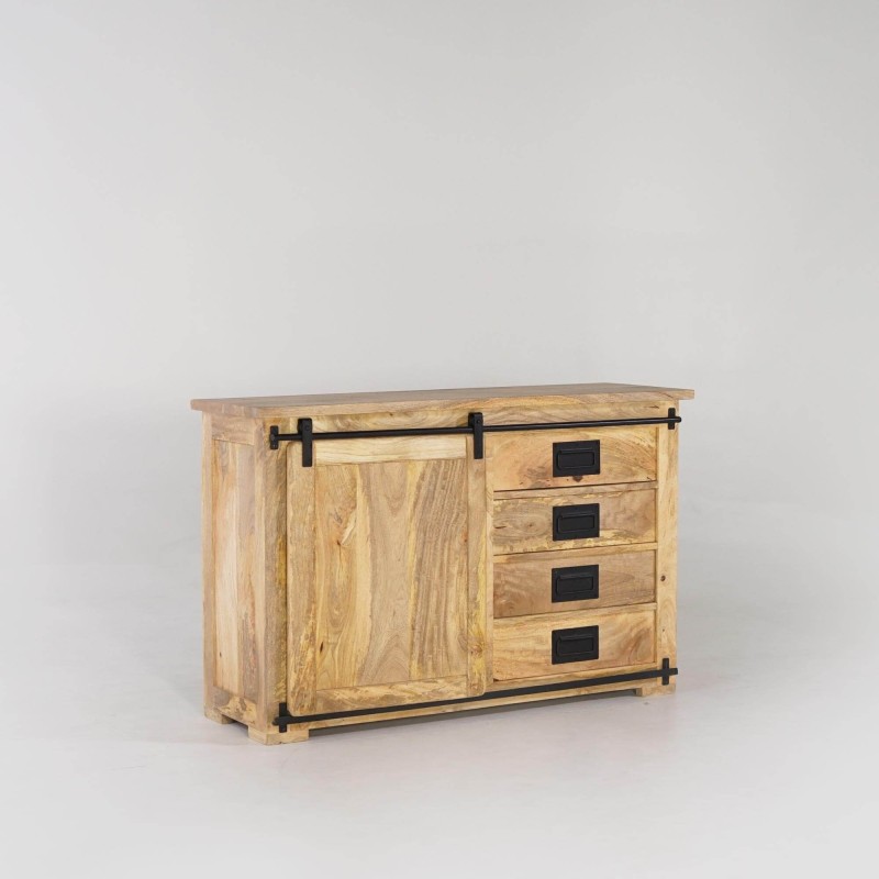 Unterschrank aus Holz und Metall – Paris