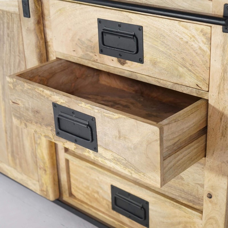 Unterschrank aus Holz und Metall – Paris