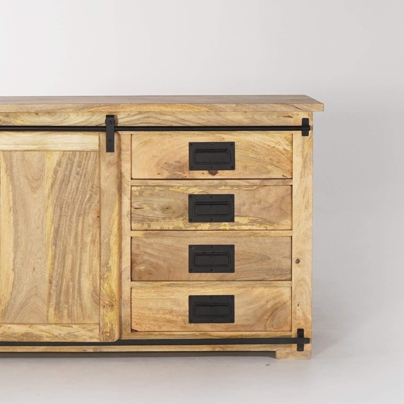 Unterschrank aus Holz und Metall – Paris