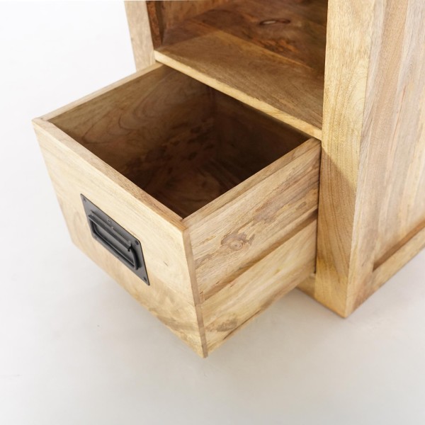 Badezimmersäule aus Holz und Metall – Paris