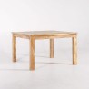 Quadratischer Esstisch aus Massivholz - Paris