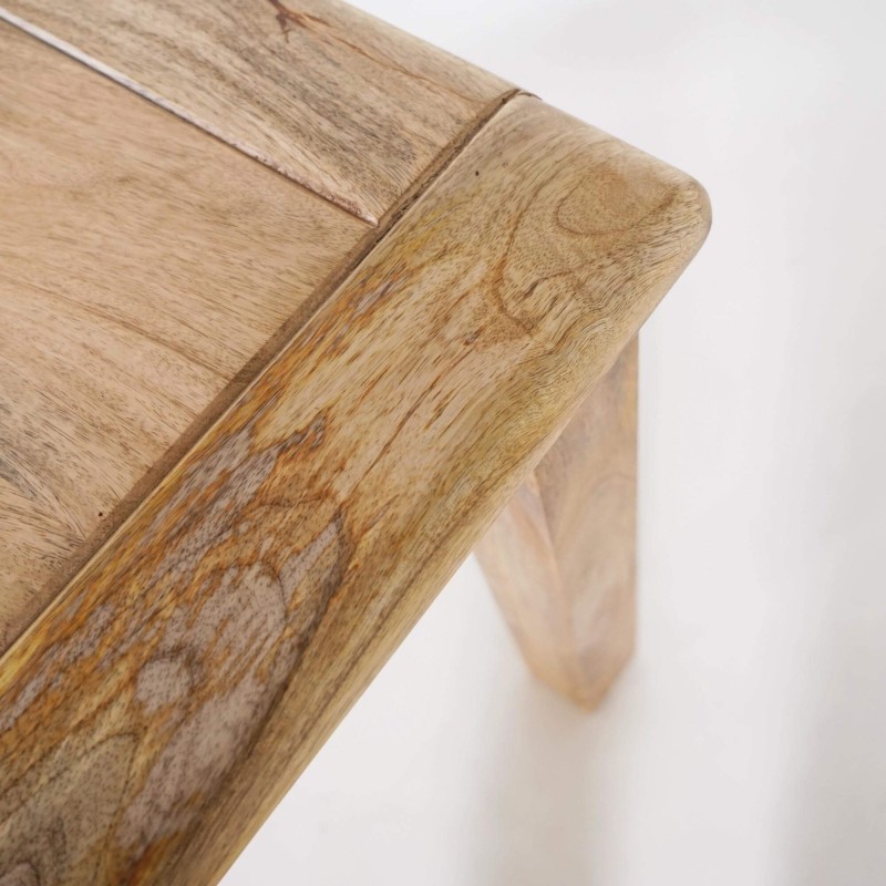 Quadratischer Esstisch aus Massivholz - Paris