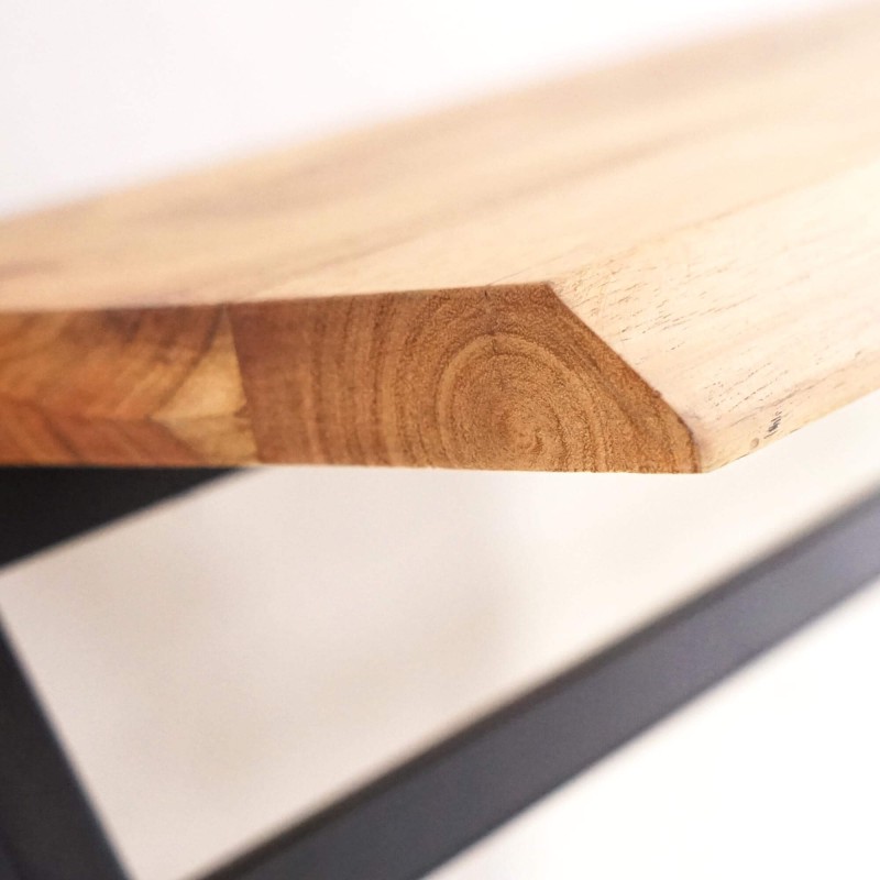 Wandregal 30 cm Holz und Metall – Inclined