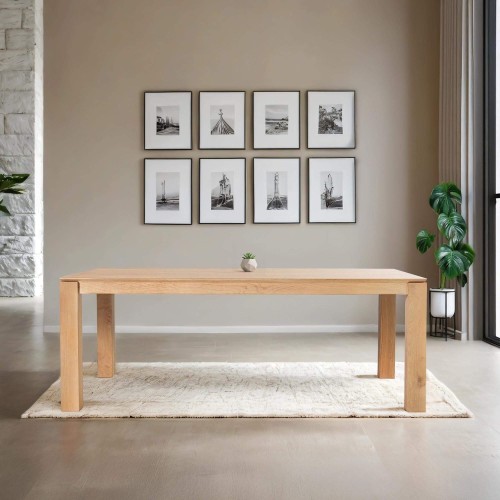 Esstisch aus massiver Eiche 200 cm - Yseult