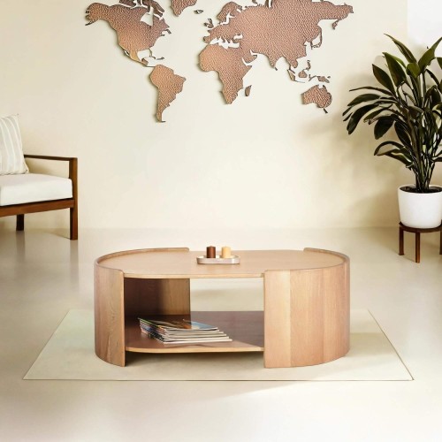 Couchtisch aus massiver Eiche 110 cm - Lago
