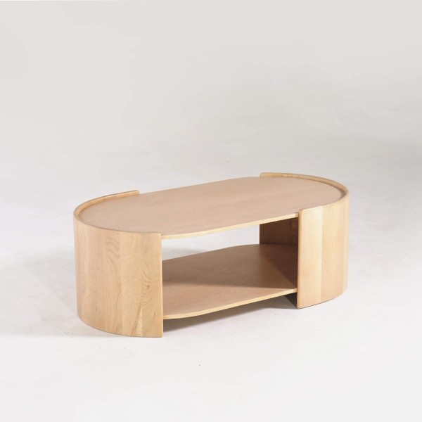Couchtisch aus massiver Eiche 110 cm - Lago