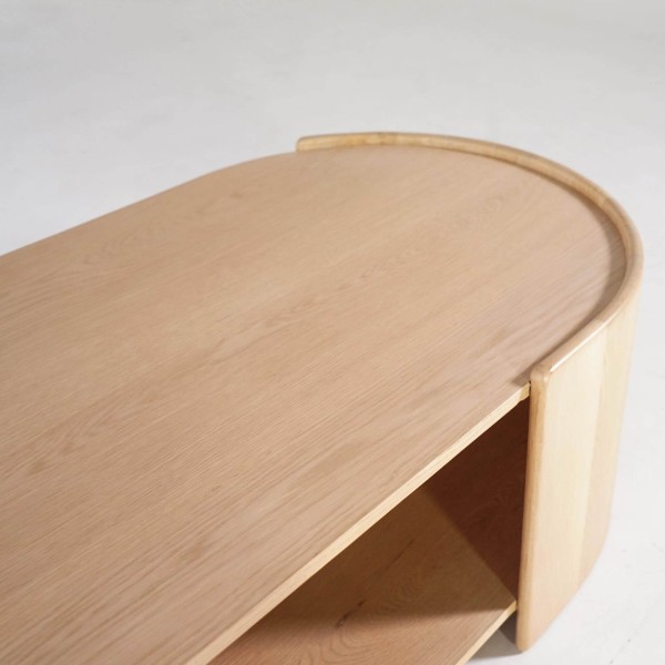 Couchtisch aus massiver Eiche 110 cm - Lago