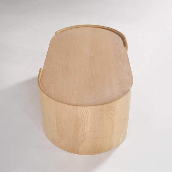 Couchtisch aus massiver Eiche 110 cm - Lago
