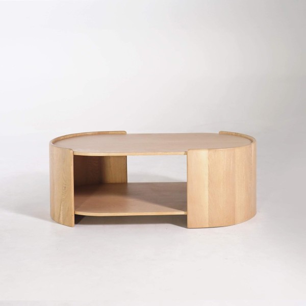 Couchtisch aus massiver Eiche 110 cm - Lago