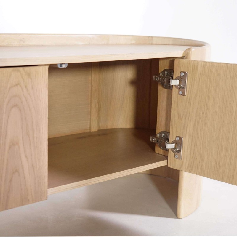 TV-Möbel aus Eiche 3 Türen 165 cm - Lago