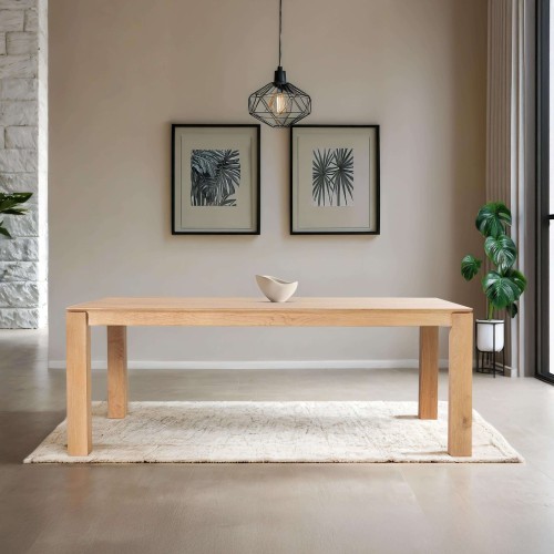 Esstisch aus massiver Eiche 200 cm - Yseult