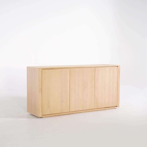 Anrichte aus massiver Eiche 3 Türen 160 cm - Yseult