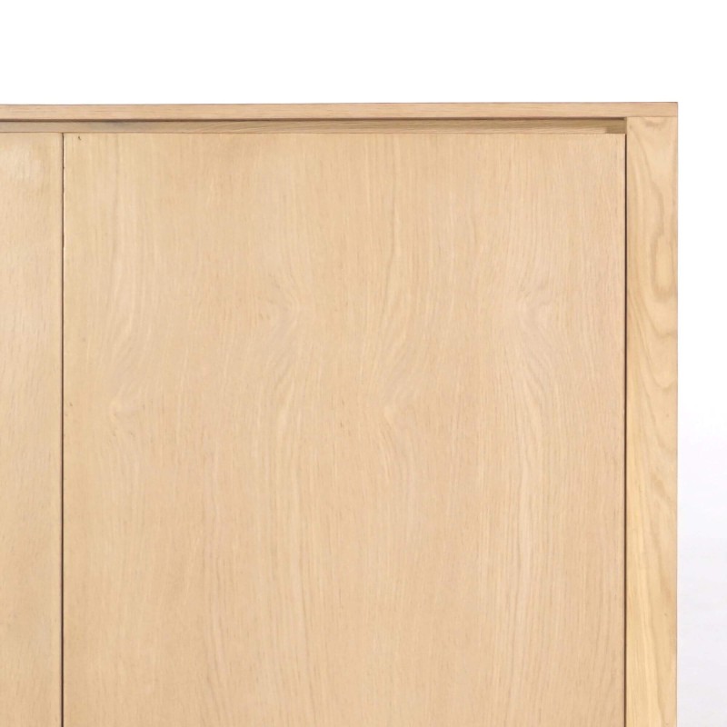 Anrichte aus massiver Eiche mit 2 Türen 120 cm - Yseult