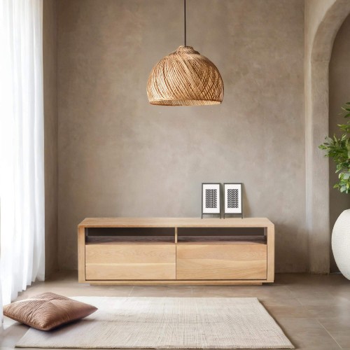 TV-Möbel aus naturbelassener Eiche 140 cm - Yseult