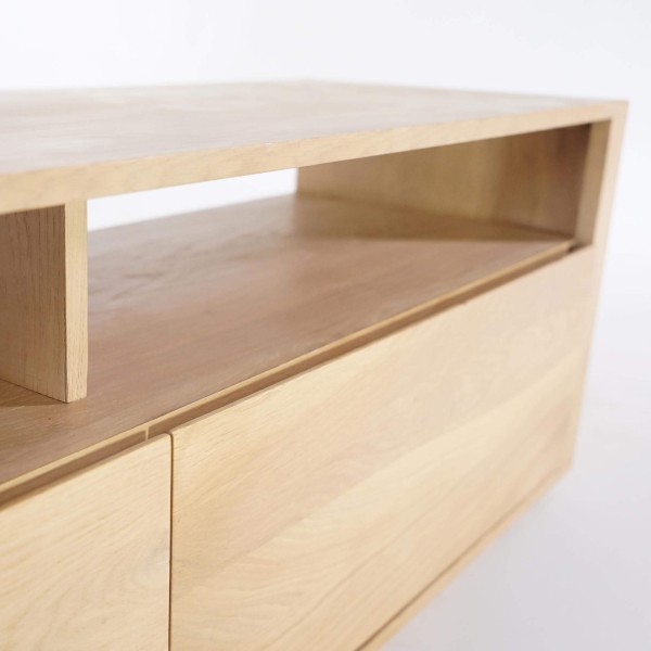 TV-Möbel aus naturbelassener Eiche 140 cm - Yseult