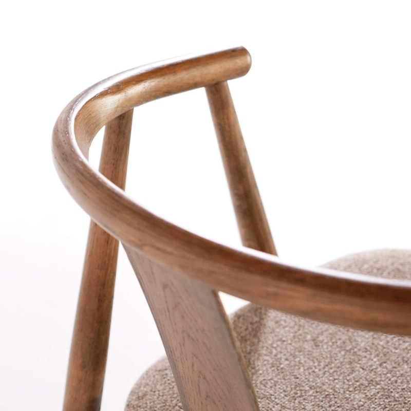 Esszimmerstuhl aus brauner Eiche – Relate