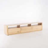 TV-Möbel aus naturbelassener Eiche 200 cm - Yseult