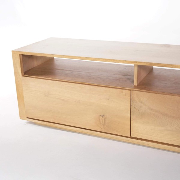 TV-Möbel aus naturbelassener Eiche 200 cm - Yseult