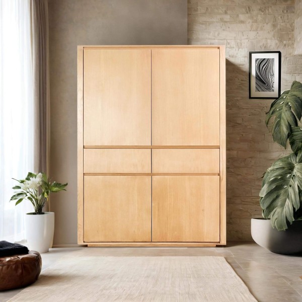 Buffetschrank aus naturbelassener Eiche 120 cm - Yseult