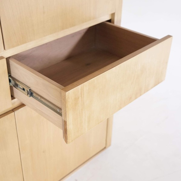 Buffetschrank aus naturbelassener Eiche 120 cm - Yseult