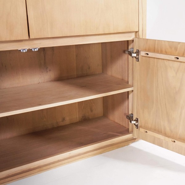 Buffetschrank aus naturbelassener Eiche 120 cm - Yseult