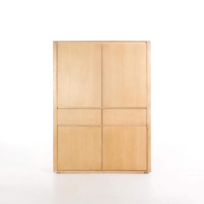 Buffetschrank aus naturbelassener Eiche 120 cm - Yseult