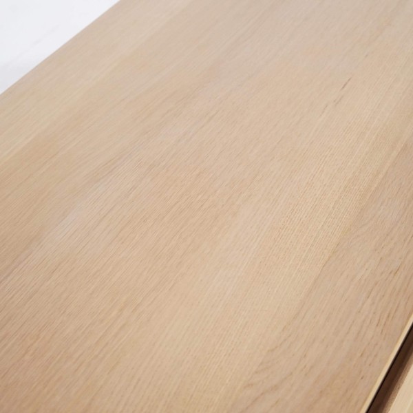 Wohnzimmertisch aus Massivholz Eiche 120 cm - Yseult