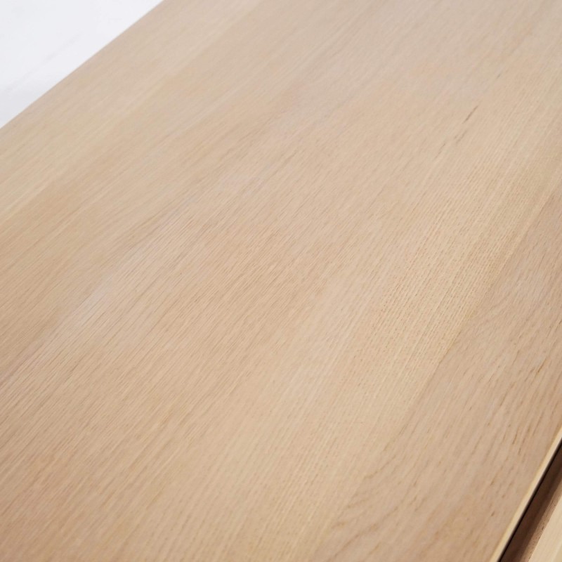 Wohnzimmertisch aus Massivholz Eiche 120 cm - Yseult