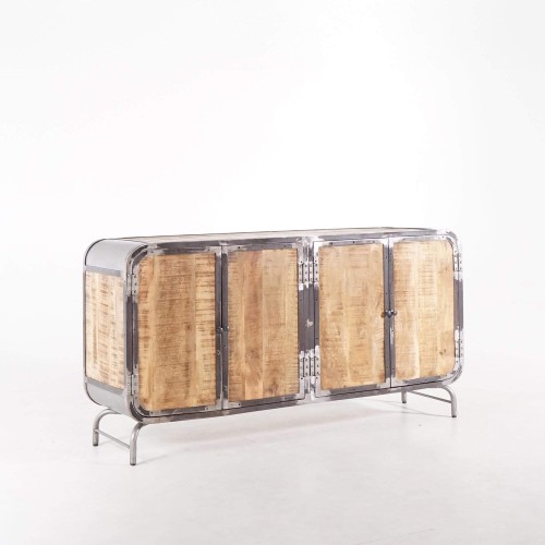 4-türiges Industrie-Sideboard Manchester