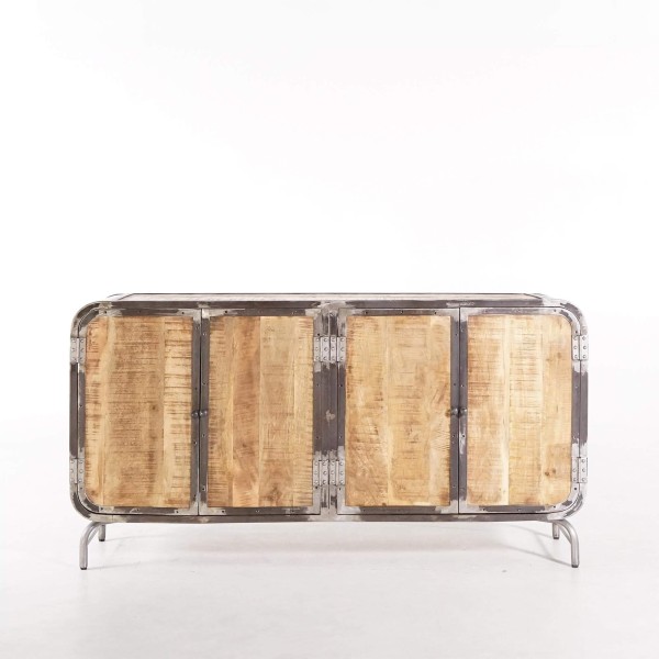 4-türiges Industrie-Sideboard Manchester