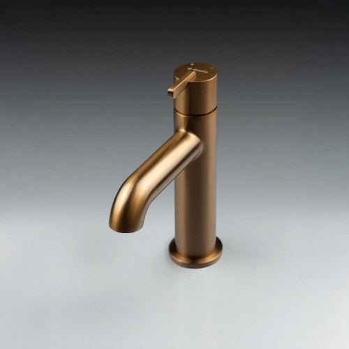 Thermostatische Mischbatterie für Waschbecken im Bad Silia, Gebürstete Bronze