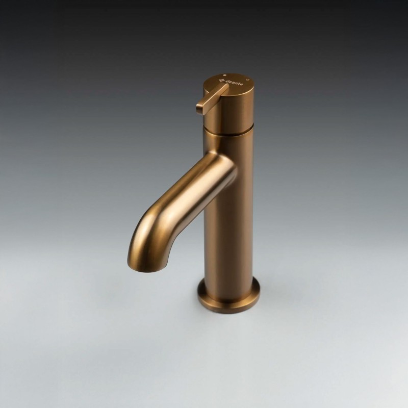 Thermostatische Mischbatterie für Waschbecken im Bad Silia, Gebürstete Bronze