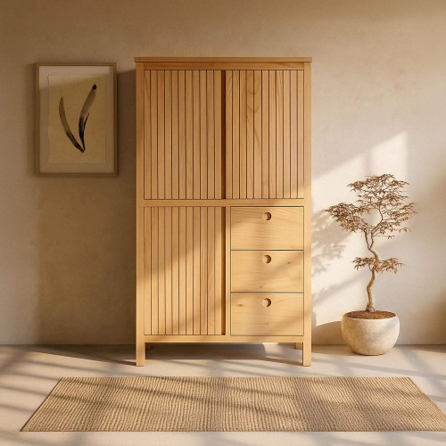 Massivholzschrank - Rohini