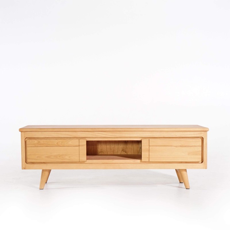 TV-Möbel aus Massivholz 140 cm - Pragati