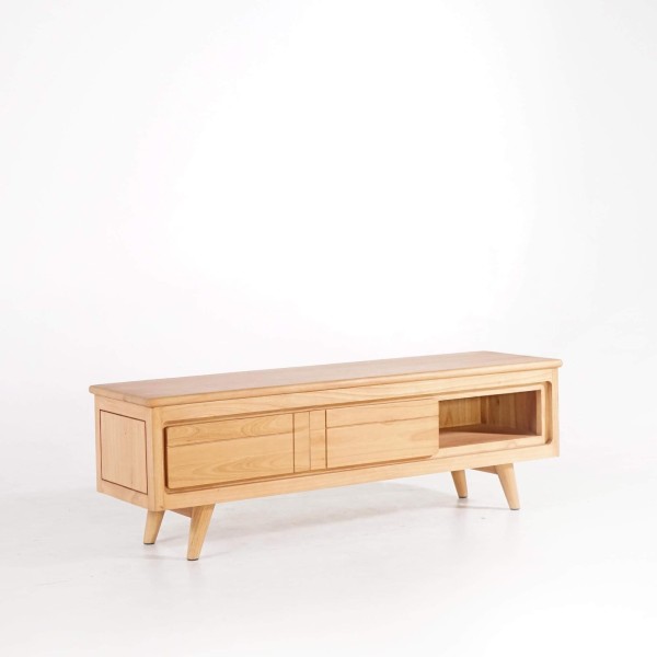 TV-Möbel aus Massivholz 140 cm - Pragati