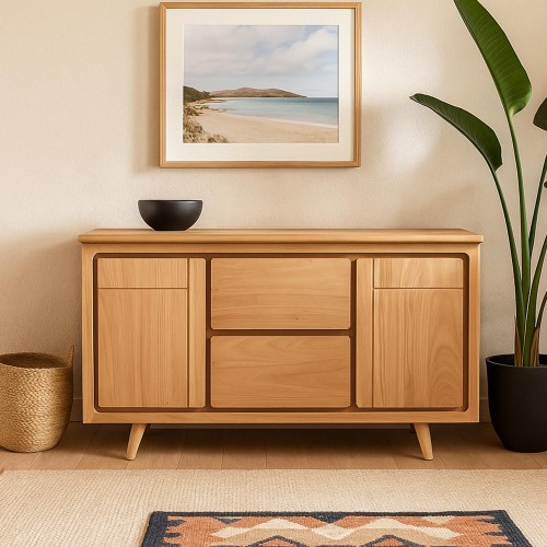 Anrichte aus Massivholz 150 cm - Pragati