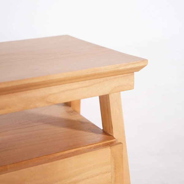 Nachttisch aus Naturholz – Nandini
