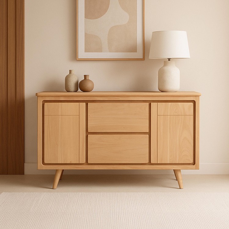 Anrichte aus Massivholz 150 cm - Pragati
