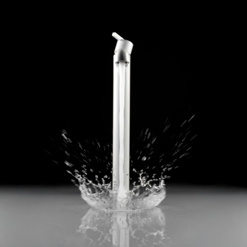 Aufsatz-Waschtischarmatur mit Thermostatmischer Silia, Bianco