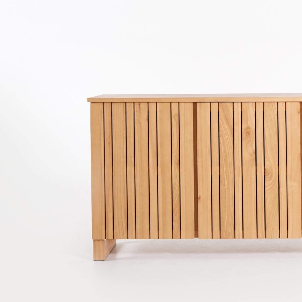 Anrichte aus Massivholz, 3 Türen, 170 cm – Satya