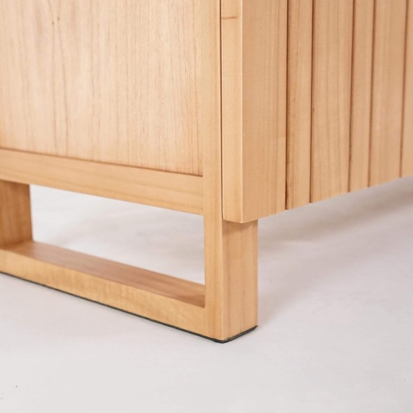 Anrichte aus Massivholz, 3 Türen, 170 cm – Satya