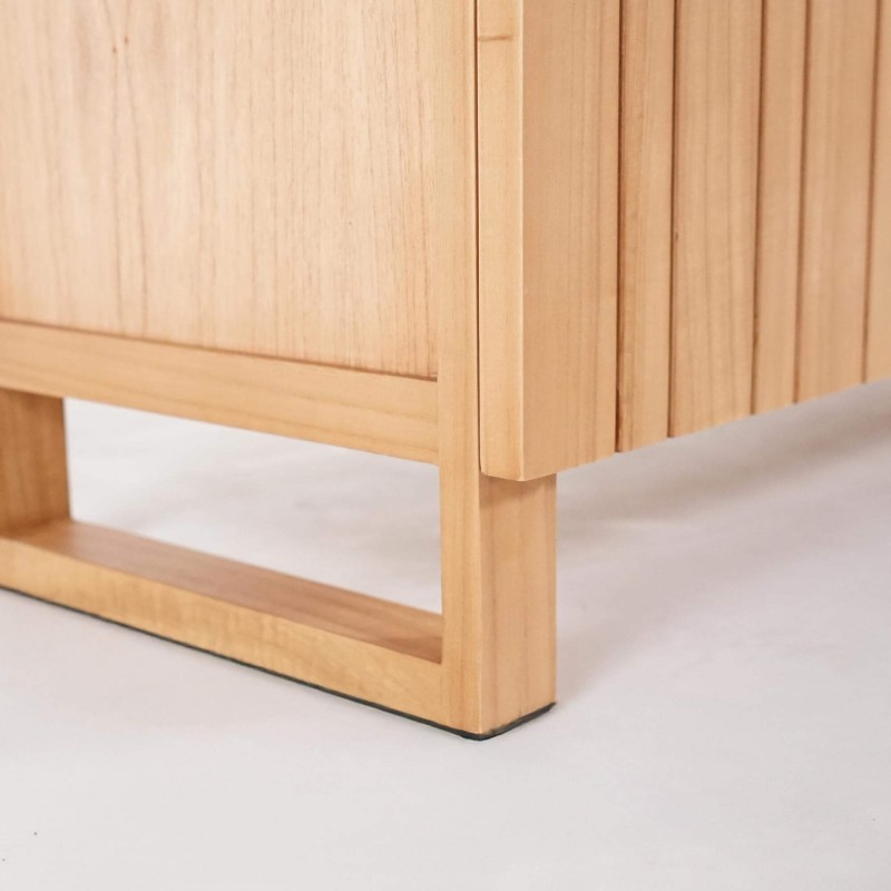 Anrichte aus Massivholz, 3 Türen, 170 cm – Satya