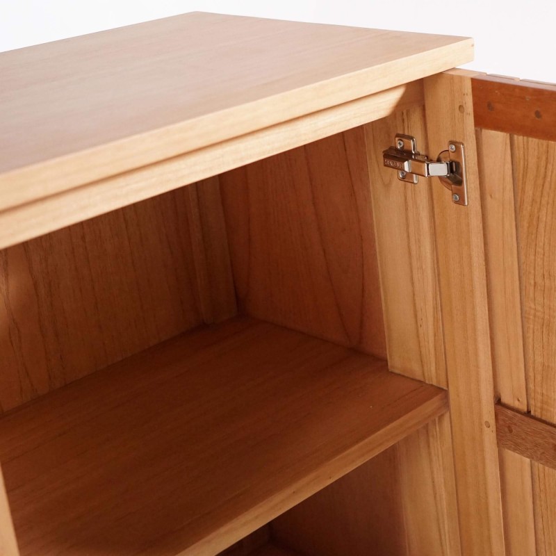 Anrichte aus Massivholz, 3 Türen, 170 cm – Satya